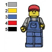 The Lego Movie Embroidery Design